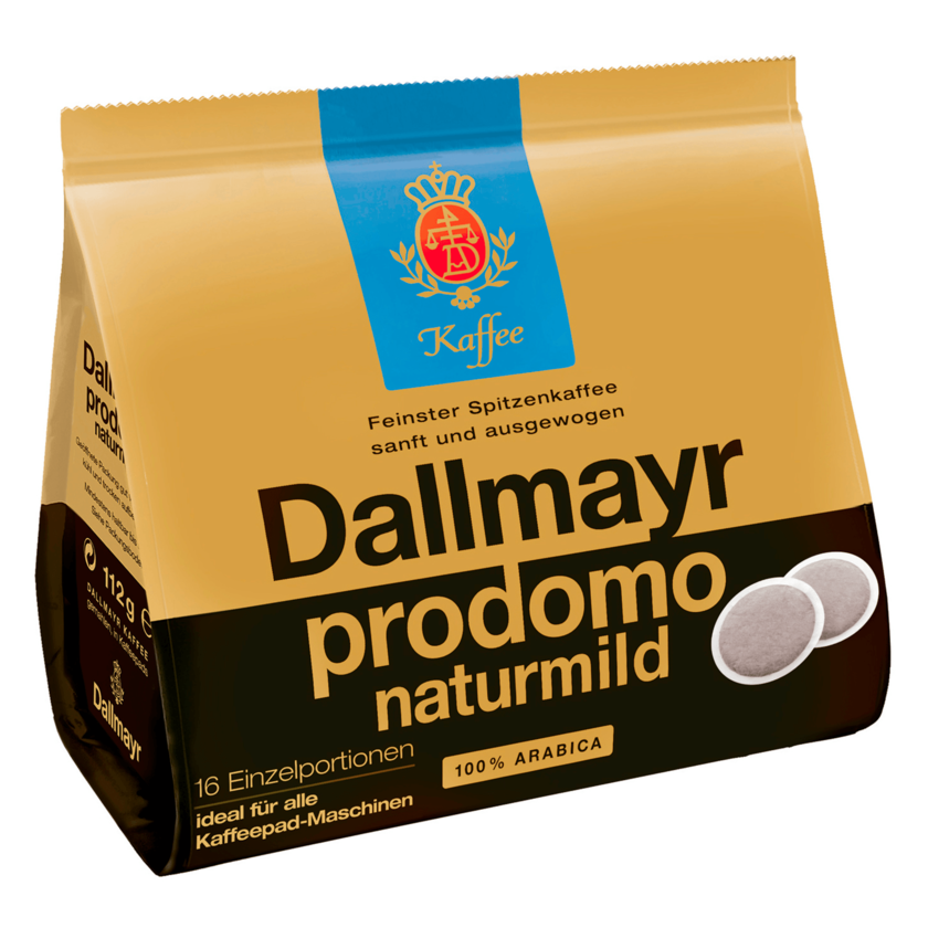 Dallmayr Prodomo naturmild 112g, 16 Pads